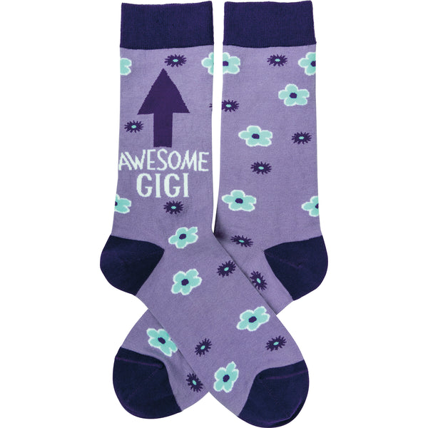 Awesome Gigi Socks - One Size - Jilly's Socks 'n Such