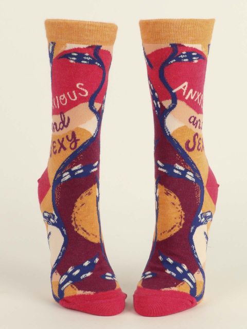 Women’s “Anxious and Sexy” Socks - Jilly's Socks 'n Such