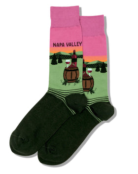 HotSox Womens-Napa Valley Vinyard Socks