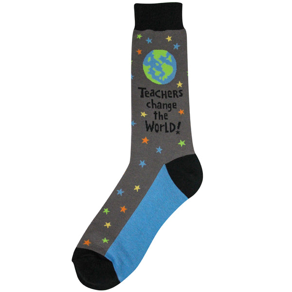 Men’s Teachers World Socks - Jilly's Socks 'n Such