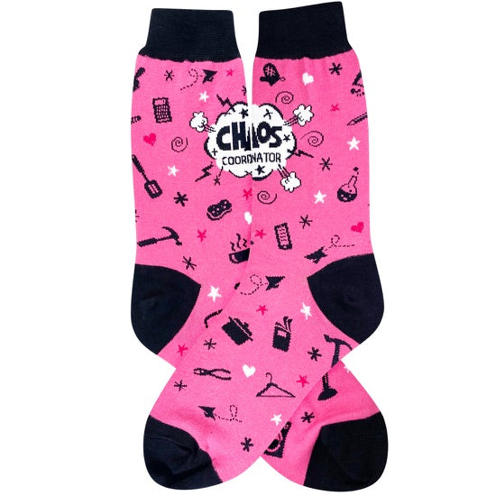 Women’s “Chaos Coordinator” Socks - Jilly's Socks 'n Such
