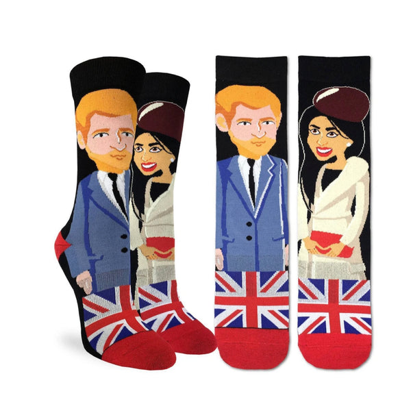 Women’s Harry and Meghan Markle Socks - Jilly's Socks 'n Such