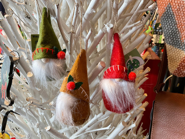 Gnome Christmas Ornament - Jilly's Socks 'n Such