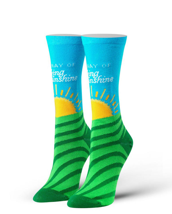 Women’s “Ray of Sunshine” Socks - Jilly's Socks 'n Such