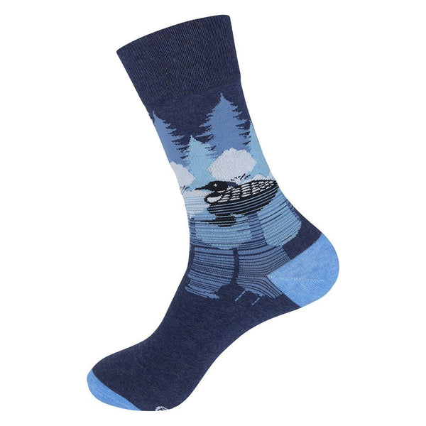 “Midnight Loon” Socks - One Size - Jilly's Socks 'n Such