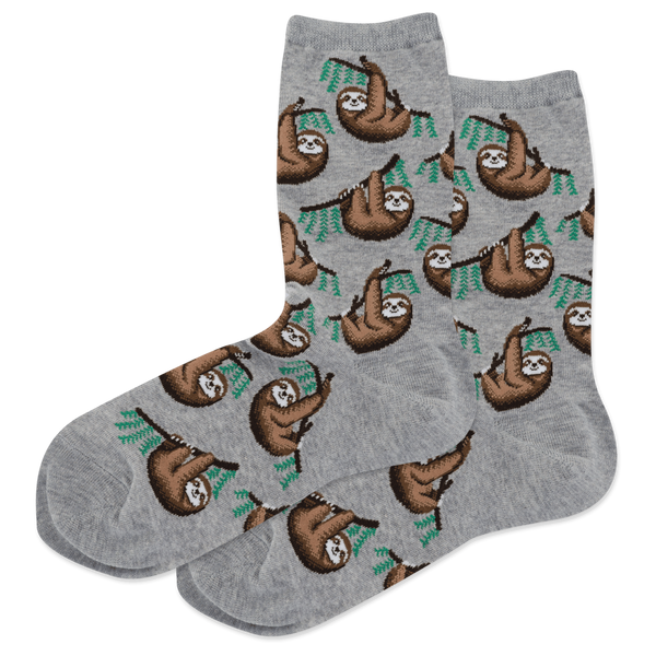 Women’s Hanging Sloth Socks - Jilly's Socks 'n Such