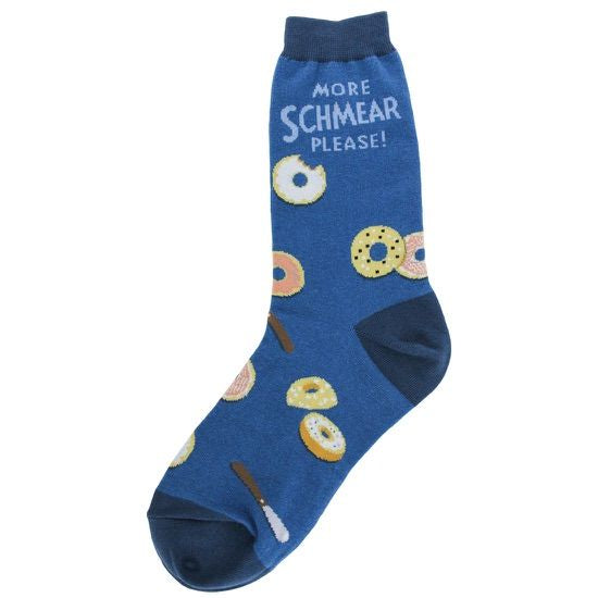 Men’s “More Schmear Please!” Socks - Jilly's Socks 'n Such