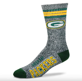 Green Bay Packers Marbled Socks - One Size