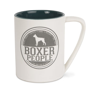 Boxer people, coffee mug - Jilly's Socks 'n Such