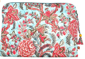 Anju Laptop Sleeve - Quilted 100% Cotton