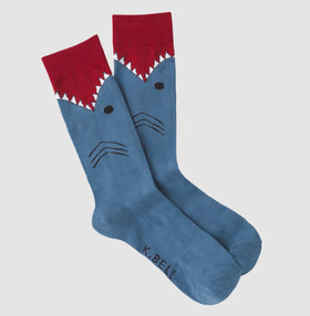 Men’s Big and Tall Shark Socks