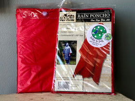 Red Rain Poncho Gift