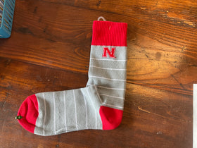 Nebraska men’s dress sock, donegal bay