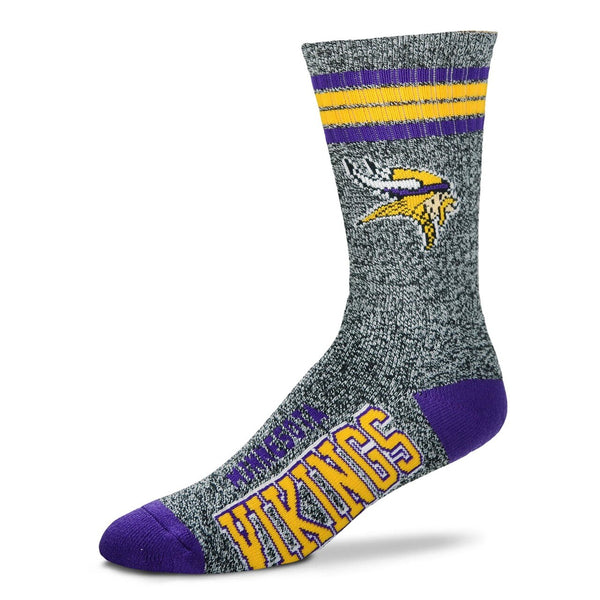 Minnesota Vikings Marbled Socks - One Size - Jilly's Socks 'n Such
