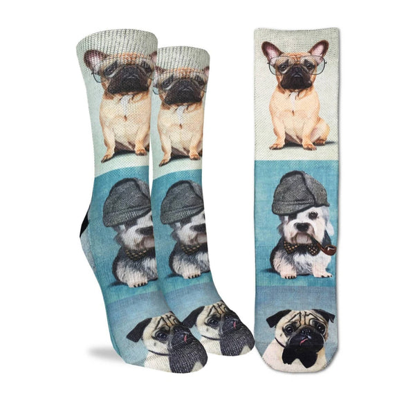 Men’s Dashing Dogs Socks - Jilly's Socks 'n Such