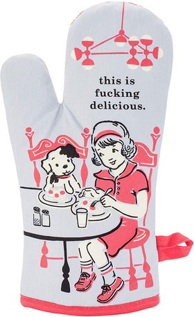 This is Delicious Oven Mitt