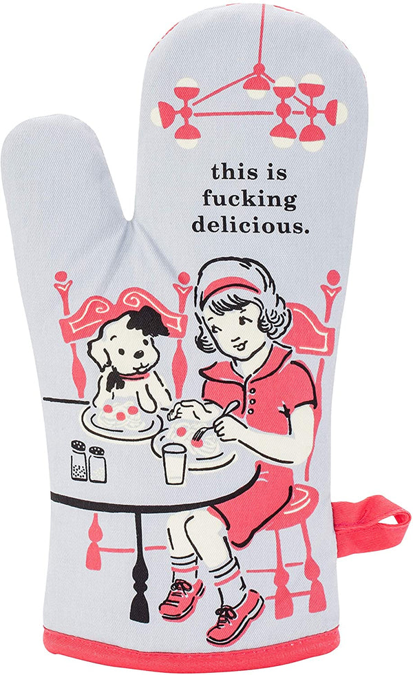 This is Delicious Oven Mitt - Jilly's Socks 'n Such