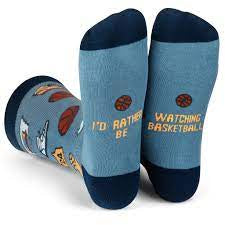 Men’s “I’d rather Watching Basketball” - Jilly's Socks 'n Such