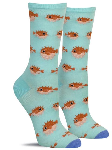 Women’s Pufferfish Socks - Jilly's Socks 'n Such