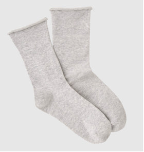 Women’s Everyday Basics Grey Roll Up Socks