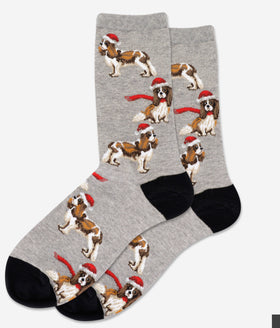 Women’s Santa Dog Socks