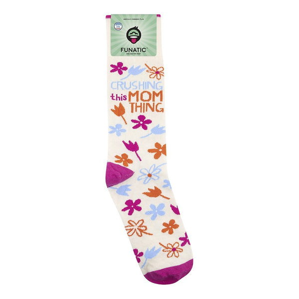 “Crushing This Mom Thing” Socks - One Size - Jilly's Socks 'n Such