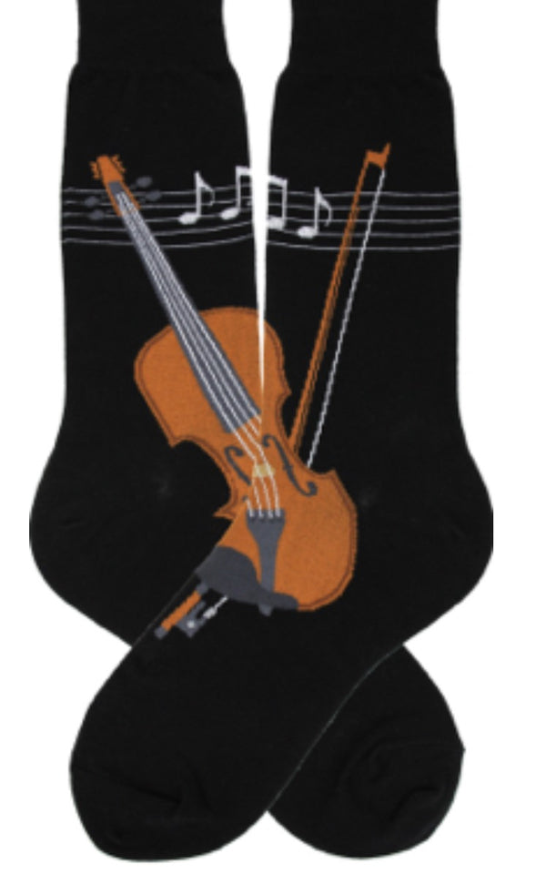 Women’s Violin Socks - Jilly's Socks 'n Such