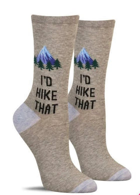 Women’s “I’d Hike That” Mountain Socks