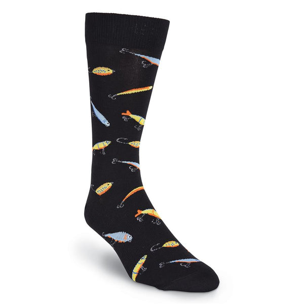 Men’s Fishing Lure Socks - Jilly's Socks 'n Such