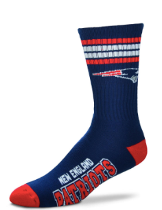 New England Patriots Socks - large - Jilly's Socks 'n Such