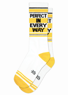 PERFECT IN EVERY WAY gym crew socks