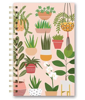 Hard cover Spiral Journal- Cactus and Succulents