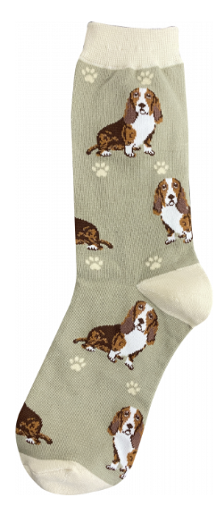 Happy Tails Basset Hound Socks