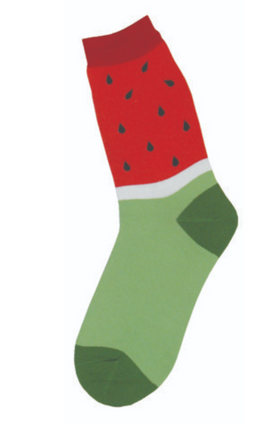 Women’s Watermelon Socks - Red