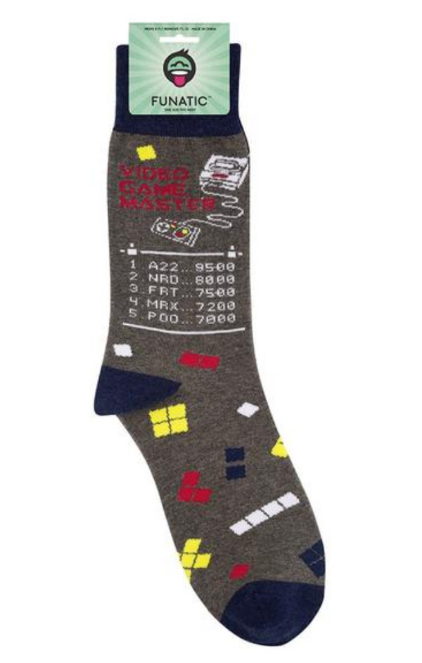 “Video Game Master” Socks - One Size - Jilly's Socks 'n Such