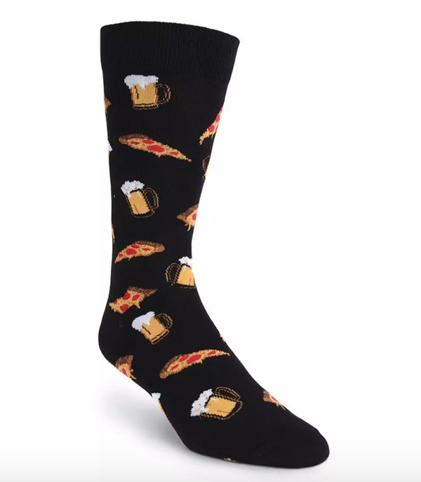 Men’s Pizza and Beer Combo Socks - Jilly's Socks 'n Such