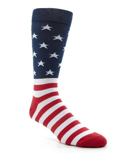 Mens American Flag Socks - Jilly's Socks 'n Such