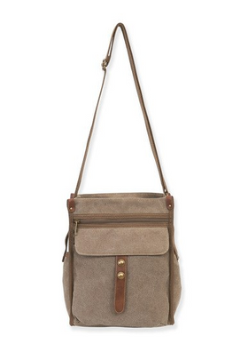 Cargoit “Hailey” Canvas Crossbody Purse