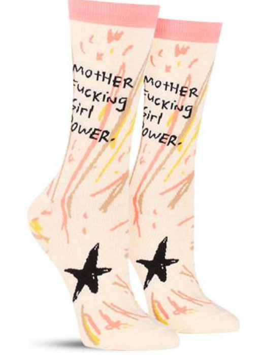 Women’s “Girl Power” Socks - Jilly's Socks 'n Such