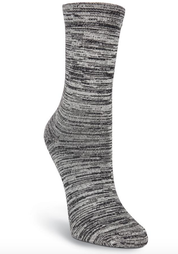 Women’s Dress Socks- Grey Heathered - Jilly's Socks 'n Such
