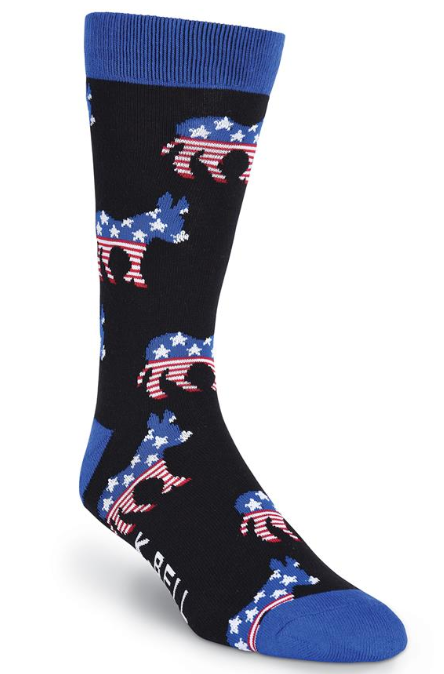 Men’s-Democrat Socks - Sale - Jilly's Socks 'n Such