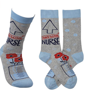 “Awesome Nurse” Socks - One Size