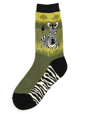 Women’s Zebra Socks