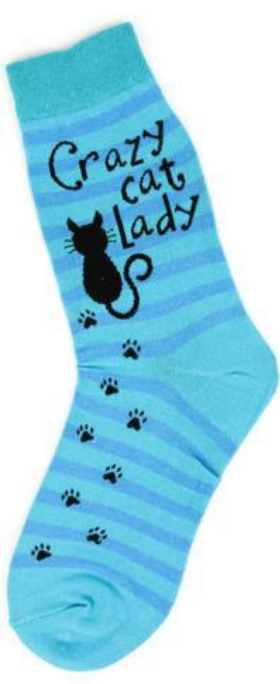 Women’s Crazy Cat Lady Socks - Jilly's Socks 'n Such