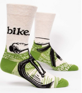 Mens Bike Saying Socks