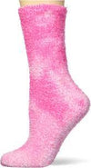 Women's Fuzzy Pink Soft and Dreamy Tie Dye Socks - Jilly's Socks 'n Such
