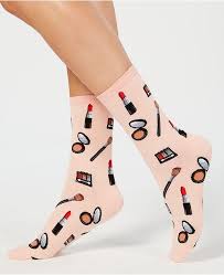 Women’s Makeup Blush Socks - Jilly's Socks 'n Such