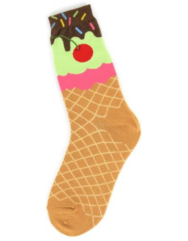 Women’s I Scream for Ice Cream Socks - Jilly's Socks 'n Such