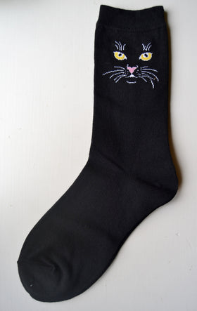 Women’s Black Cat Socks