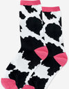 Women’s Cow Print Socks - Jilly's Socks 'n Such
